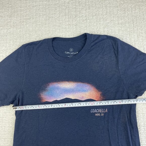 Coachella Blue 2018 Festival Desert Scene T Shirt Tee Top   Mens Size Medium - Picture 11 of 16